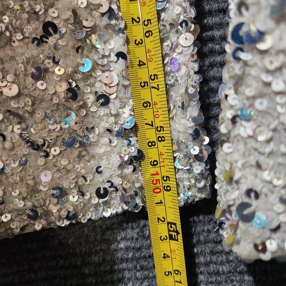 Retrofête Sequin Plunge Neckline Jumpsuit Size S - Picture 11 of 16